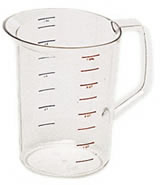 Rubbermaid Commercial Bouncer 2-quart Measuring Cup (3217CLECT)